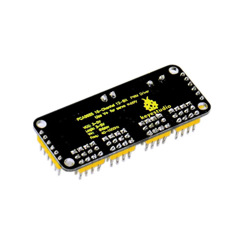 Keyestudio 16 канальный сервопривод доска with12 BIT PWM 12C интерфейс PCA9685 для Arduino / Raspberry Pi|2016