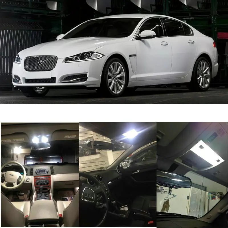 

Interior Led lights For 2015 Jaguar XF XFR XK XKR Dome Light Map Light Courtesy Door Light