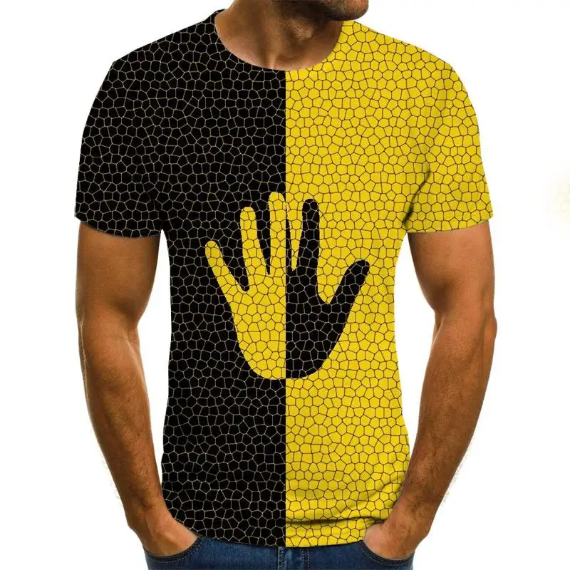 

2020 verano ms nuevo payasos3Dcamiseta para hombre estampada cara Casual masculino Camiseta de manga corta divertidas Camisetas
