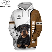 love rottweiler dog 3d printing fashion mens hoodie streetwear pullover autumn sweatshirt unisex casual jacket tracksuit dw677