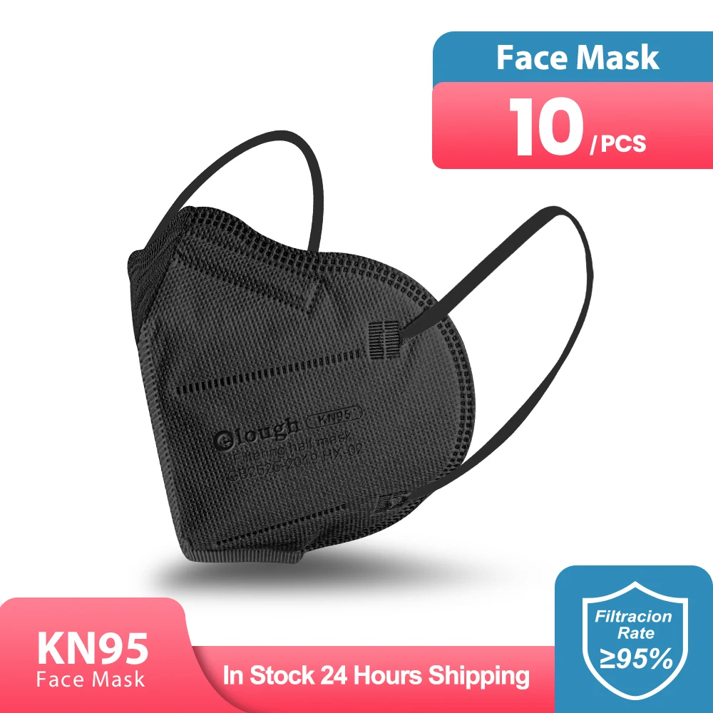 Elough цветные kn95 маски ffp2 mascarillas fpp2 neгра для взрослых одобренная маска ffp2mask черная