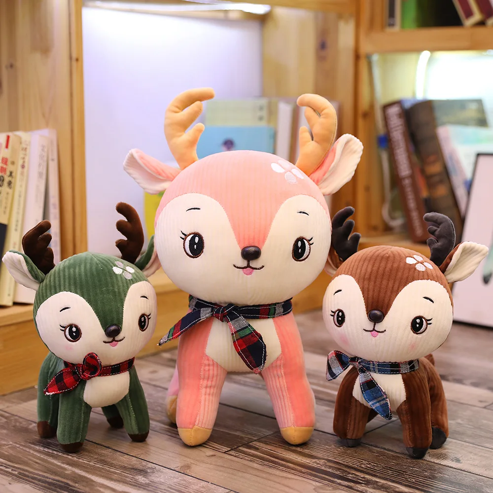 1 шт. мягкие олени животные Sika олень плюшевые игрушки Kawaii подарок на день рождения