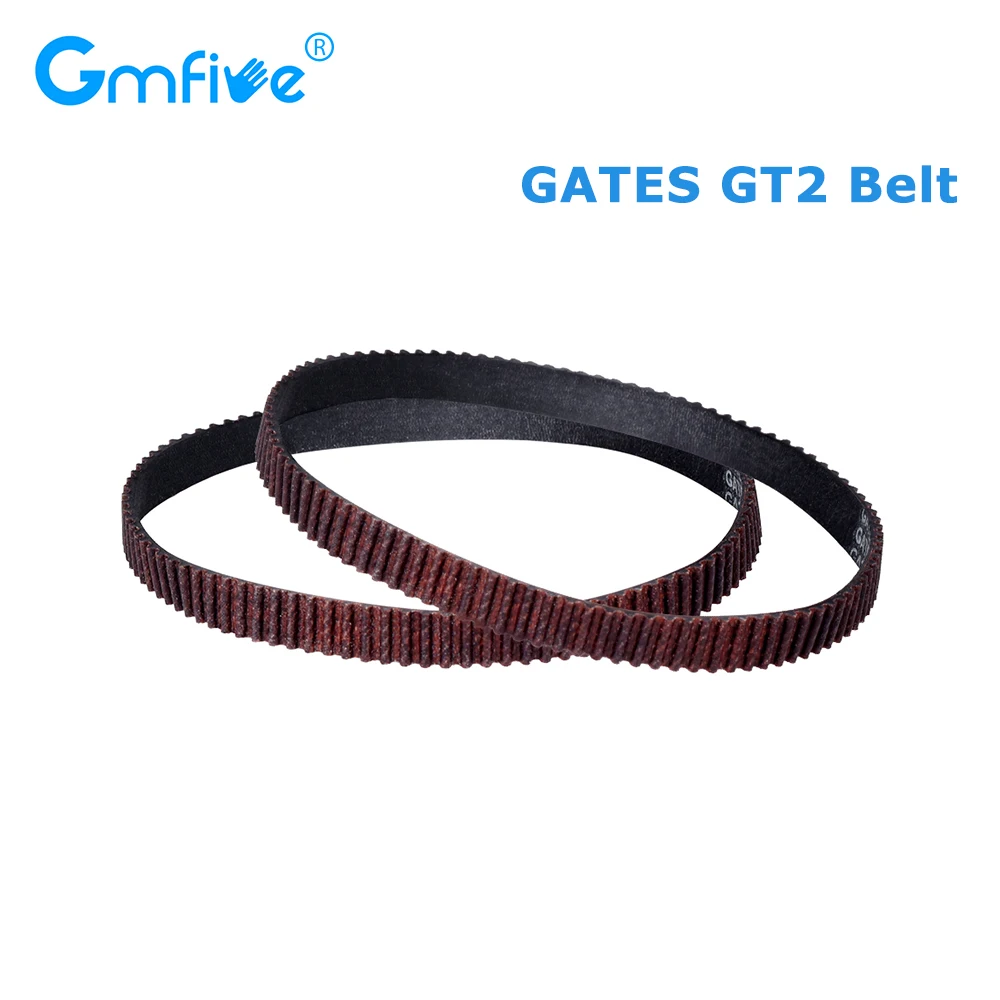Ремень GmFive GATES 2GT ремень с замкнутой петлей для 3D принтера шестеренка синхронный
