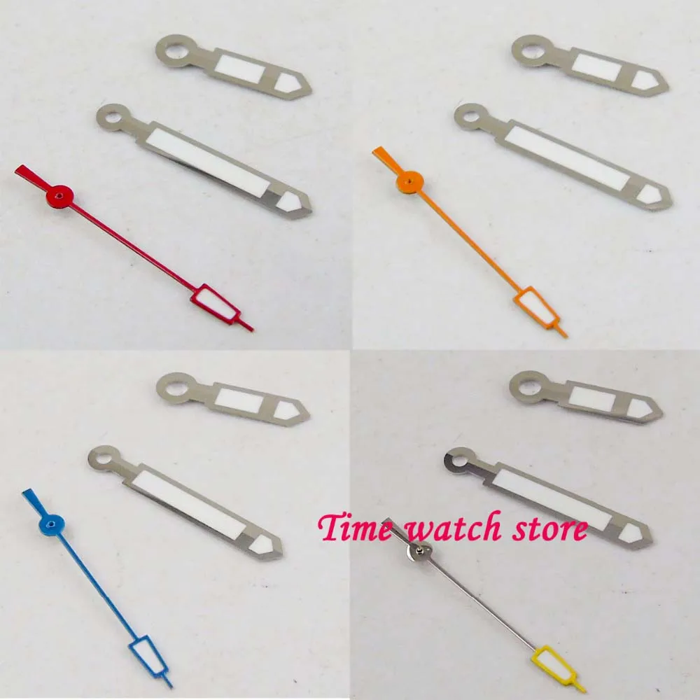 4 модели синий оранжевый красный желтый стрелки часов подходят для Mingzhu 2813 Miyota 8215