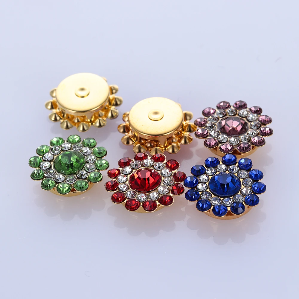 10 шт. 14 мм принадлежности для шитья одежды блестящие Кристальные стеклянные