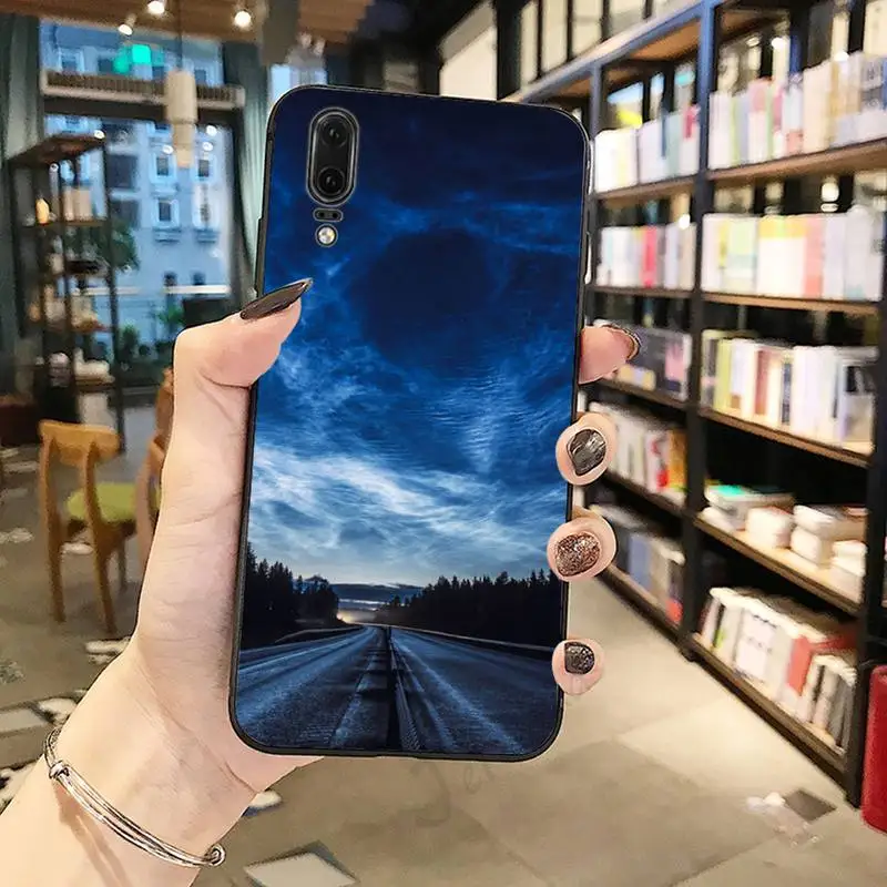 

Travel landscape road high quality Phone Case For Huawei honor Mate P 10 20 30 40 Pro 10i 9 10 20 8 x Lite