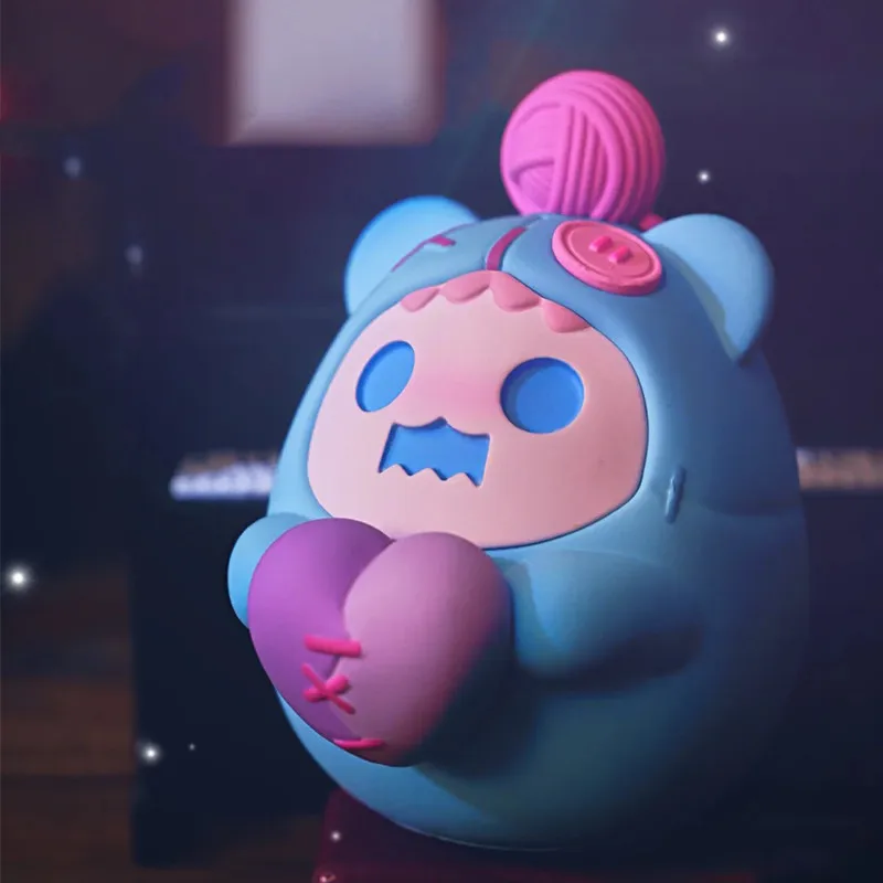 ShinWoo-figura de acci&oacute;n de la serie Love and Death, modelo Original, oso fantasma, caja sorpresa, regalo-5