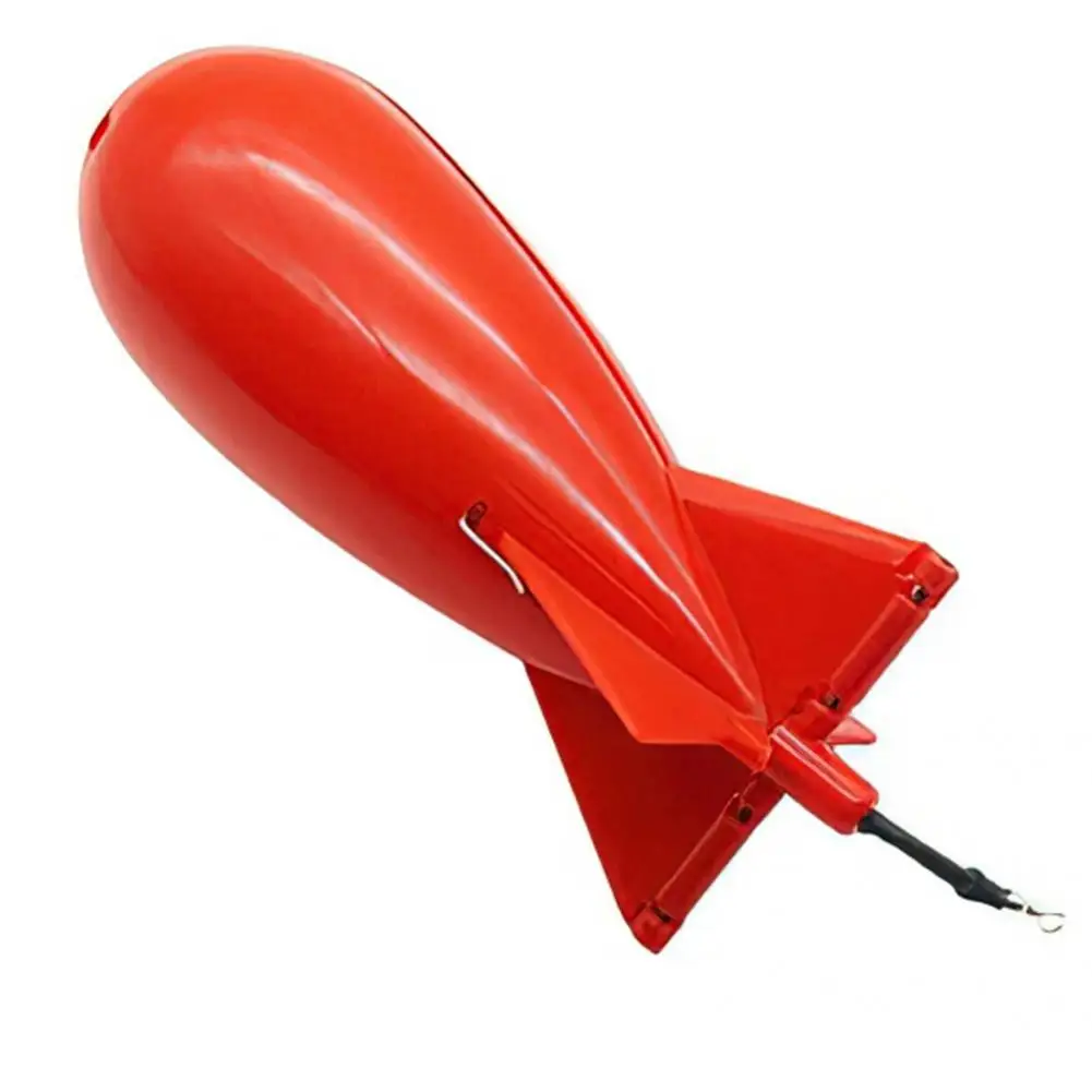 

Useful Bait Nest Feeder Solid Color Bait Cage Strong Easy to Carry Large Rockets Shape Bait Cage
