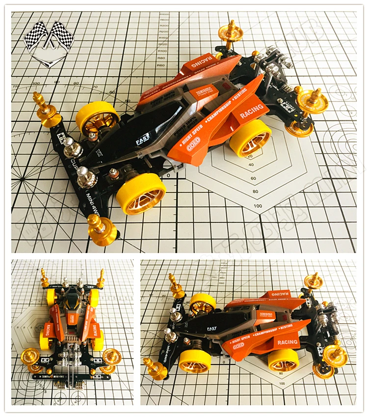 Подвесная модель автомобиля Yangkai Mini 4WD масштаб 1/32 набор деталей для обновления YIKA