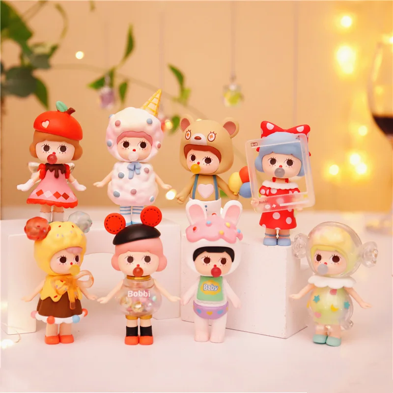 

Bobbi Sweet Party Blind Box Toys Figures Cute Model Caja Ciega for Girls Anime Figures Cute Desktop Model Birthday Gift Mystery