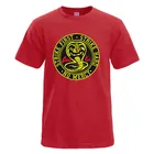 Мужские мужские футболки Causul Cobra Kai футболка графическая Милая футболка в стиле хип-хоп Мужская Классическая футболка с коротким рукавом и круглым вырезом Лето 2021