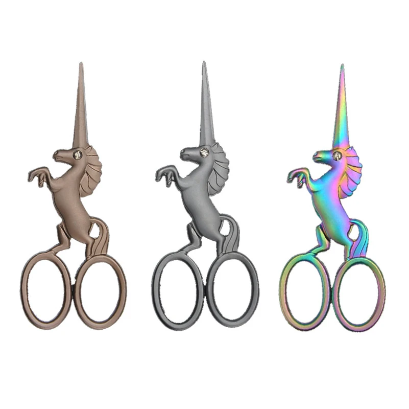 11.5cm Vintage harness scissors cross-stitch fine sewing tailor shears cloth embroidery art DIY tools | Дом и сад