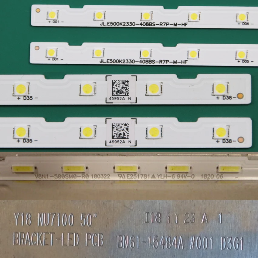 СВЕТОДИОДНЫЕ ТВ полосы для Samsung UE50NU6025 UE50NU7020 UE50NU7022 UE50NU7025 UE50NU7090 UE50NU7092 светодиодные