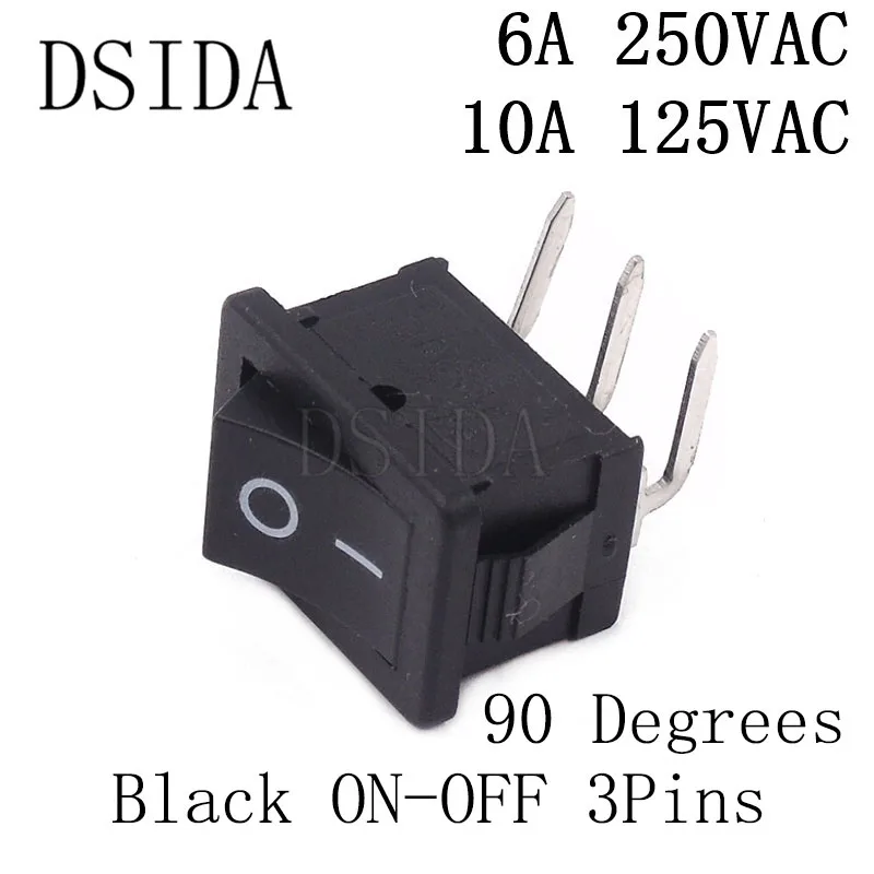 10 шт. клавишный переключатель 2pin/3Pins/4Pins/6Pins игрушечный переключатель/выключатель