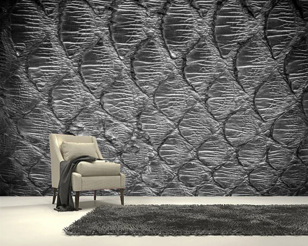 

Papel de parede Black python skin texture 3d wallpaper,living room tv wall bedroom kitchen wall papers home decor cafe bar mural