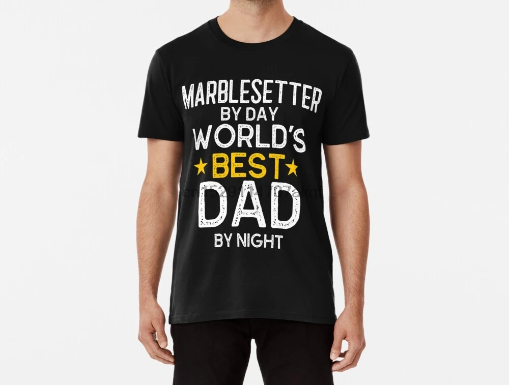 Мужская забавная футболка Marblesetter By Day World лучшие футболки для папы и ночи женская