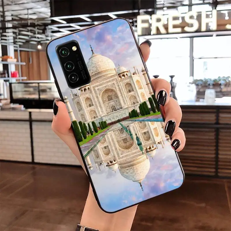 YJZFDYRM всемирно известные интересные места черный чехол для сотового телефона Samsung