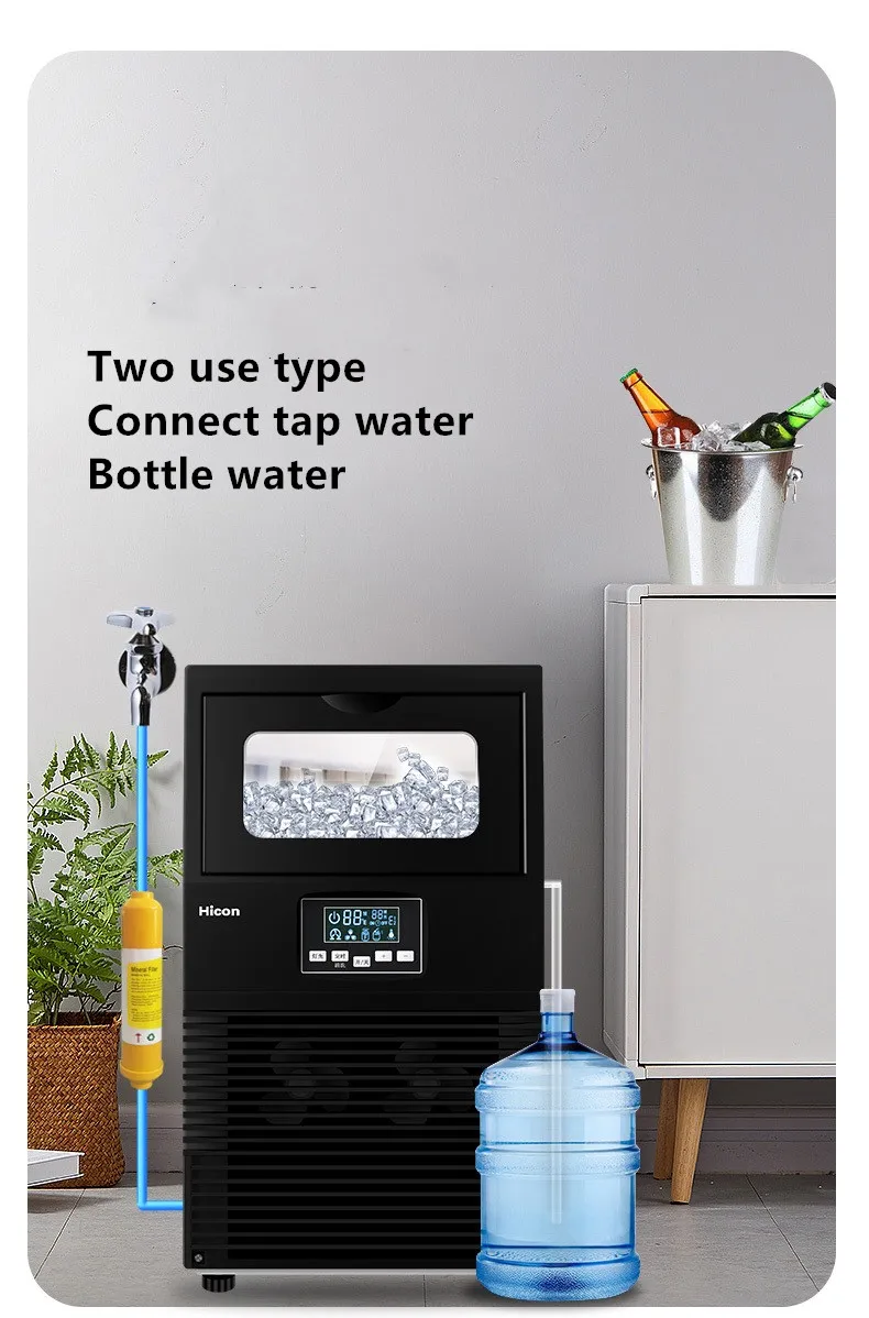 Электрическая льдогенератор квадратной формы автоматическая портативная