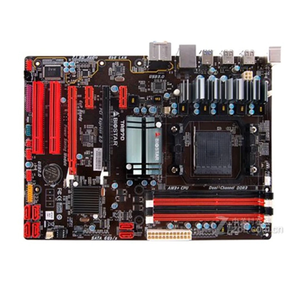 Оригинальные Материнские платы Для Biostar TA970 AM3 + Поддержка процессора серии
