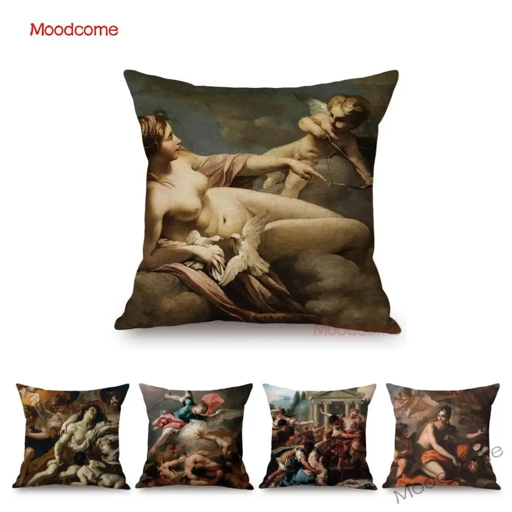 Винтажная итальянская картина маслом Себастьяно Ричи греческая мифология