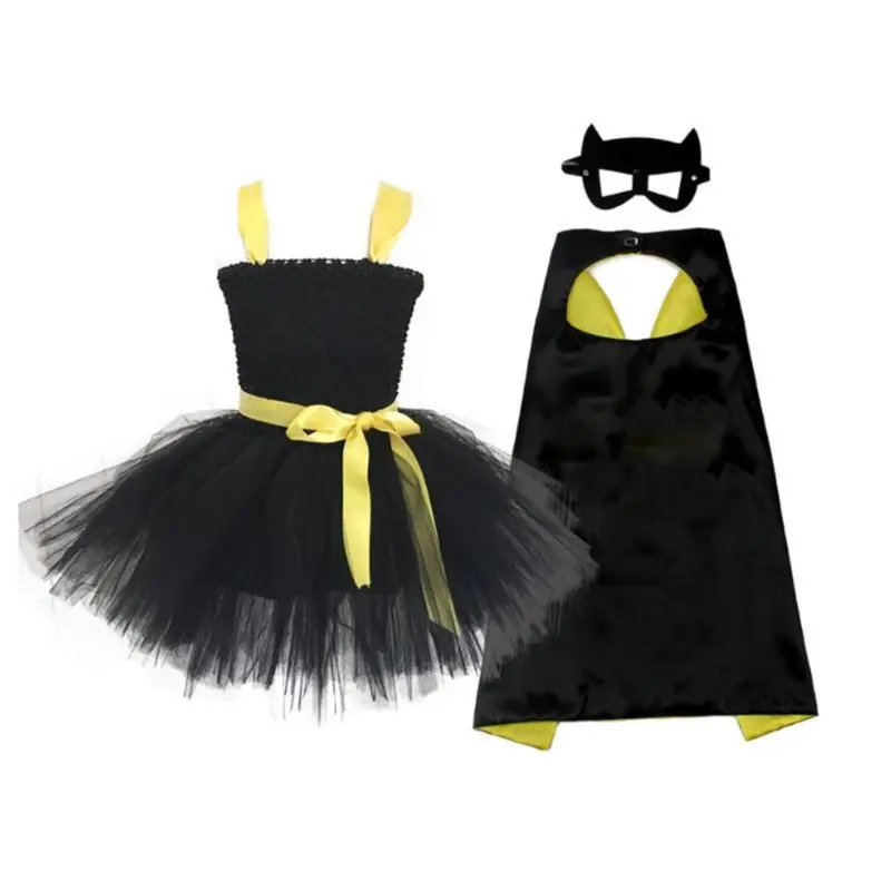 Детское нарядное платье с героями мультфильмов Маскарадный костюм на Хэллоуин