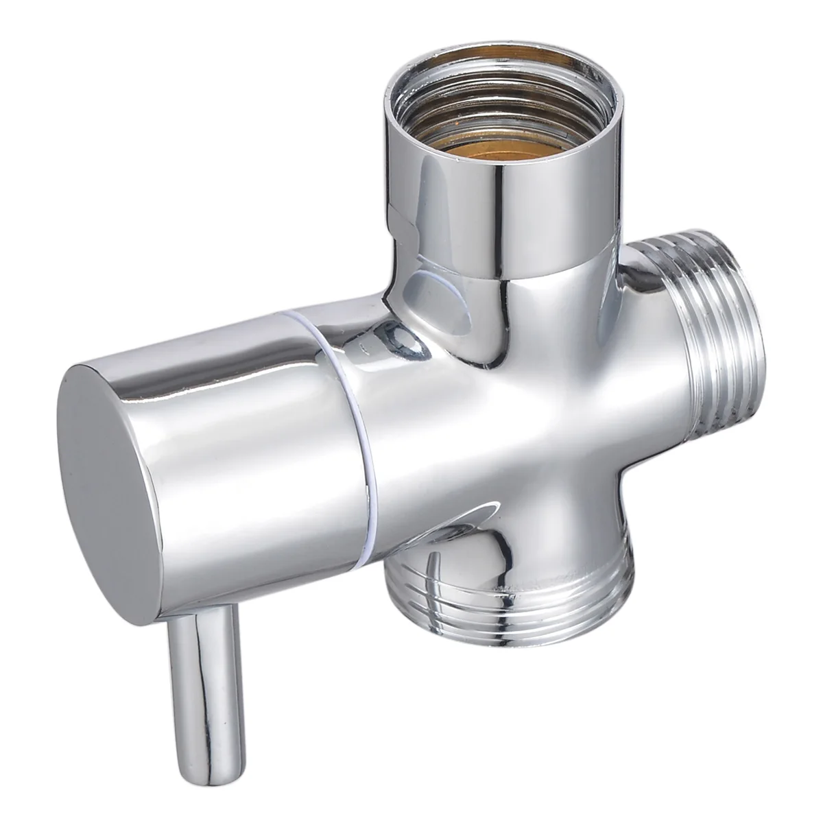 Латунная насадка для душа с тройным отверстием и Т образным адаптером|Смесители