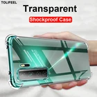 Противоударный чехол с подушкой безопасности для Huawei Nova 7 Pro 7SE, Мягкая силиконовая прозрачная задняя крышка для телефона Nova7 Nova 7 SE, чехол