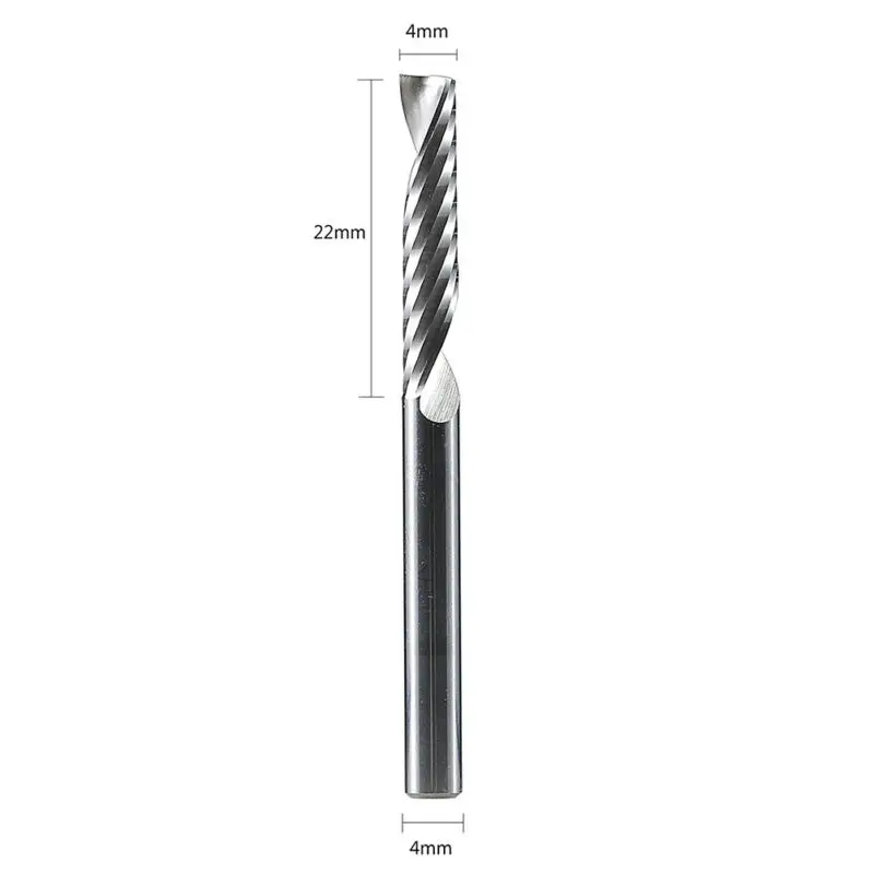 

Aluminum End Mill Accessories Woodworking 2Pcs Tools Spiral Replacement 2*End Mills
