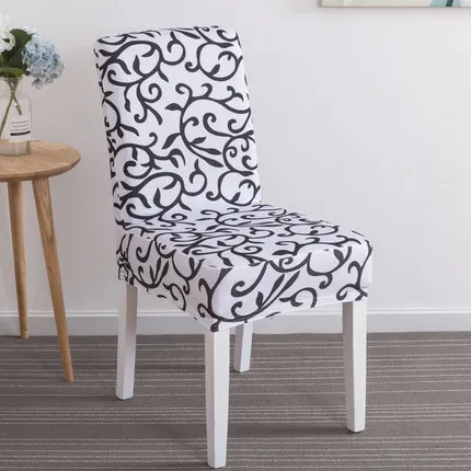 

Spandex Chair Cover Stretch Elastic Dining Seat Cover for Banquet Wedding Restaurant Hotel Anti-dirty Removable housse de chaise