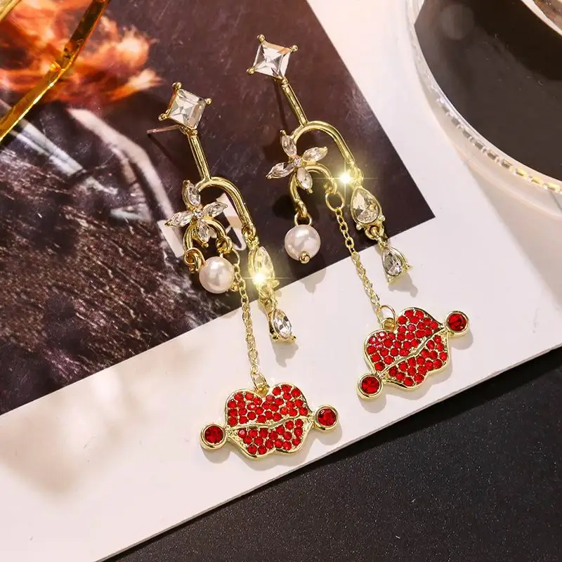 Серьги-капли с большими звездами 1 шт. новинка 2019 Модный Роскошный серьги