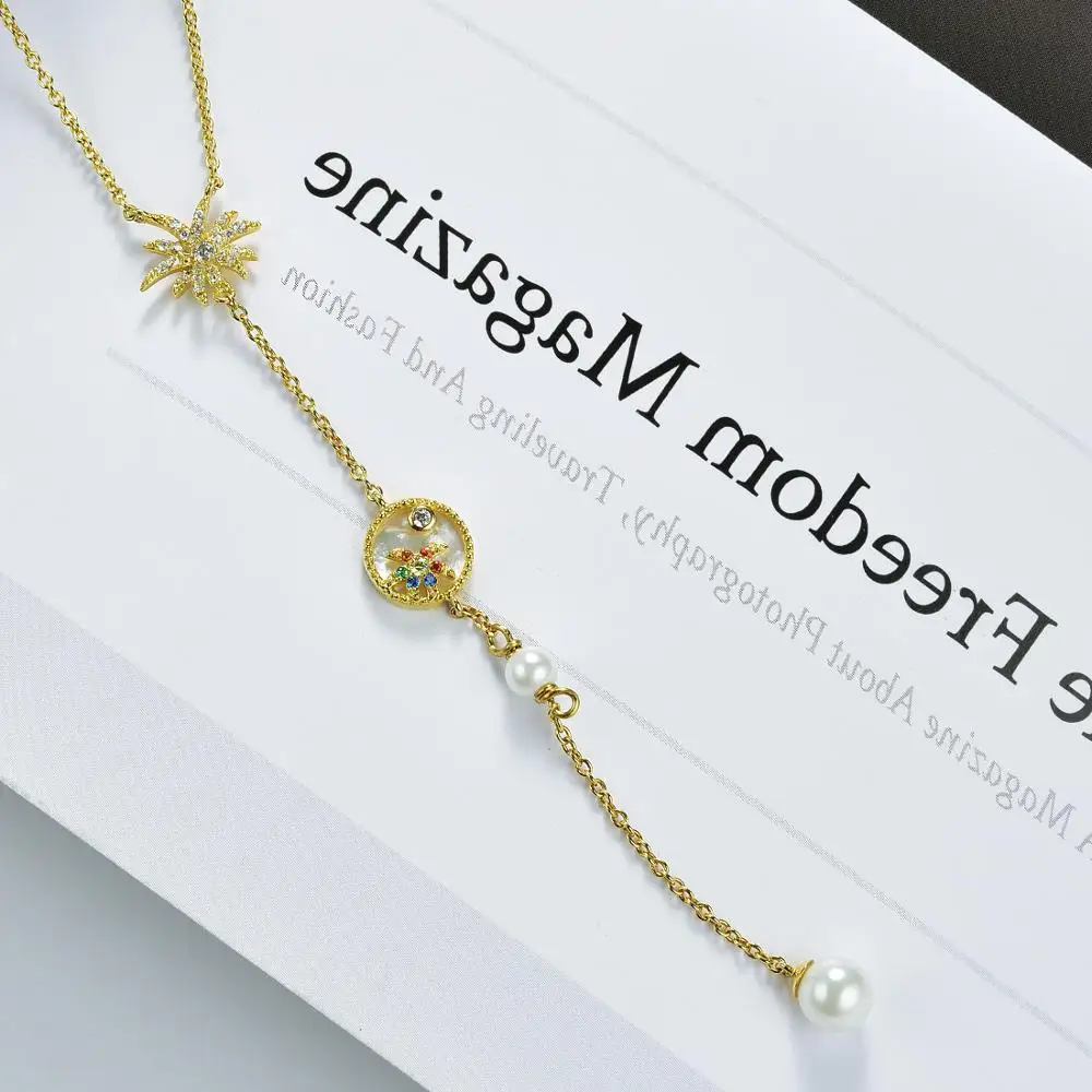 E ювелирные изделия 925 Стерлинговое Серебро фейерверк Ожерелье Подвеска женское