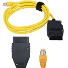 Качественный кабель E-SYS ENET для BMW серии F, ICOM, OBD2, программирование ESYS Ethernet, скрытый диагностический инструмент OBDII, кабель данных для кодирования данных