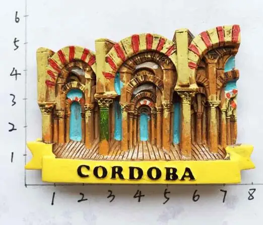 

World Heritage Site Cathedral of Córdoba fridge magnet are on sale as tourist souvenirs