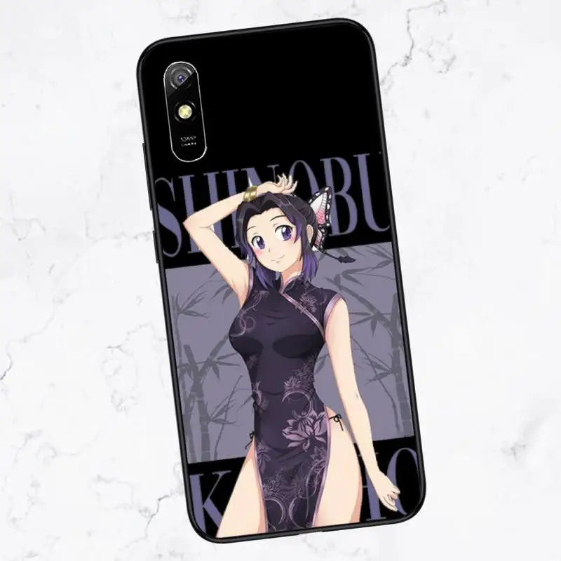 

Anime Demon Slayer Phone Case For Xiaomi Redmi 4x 5 plus 6A 7 7A 8 mi8 8lite 9 note 4 5 7 8 pro