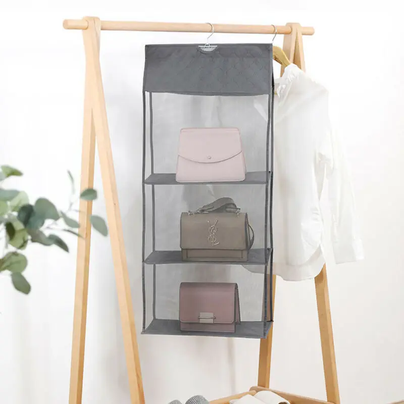 2/3/4 слоев подвесная сумка для кошелька односторонняя прозрачная держатель