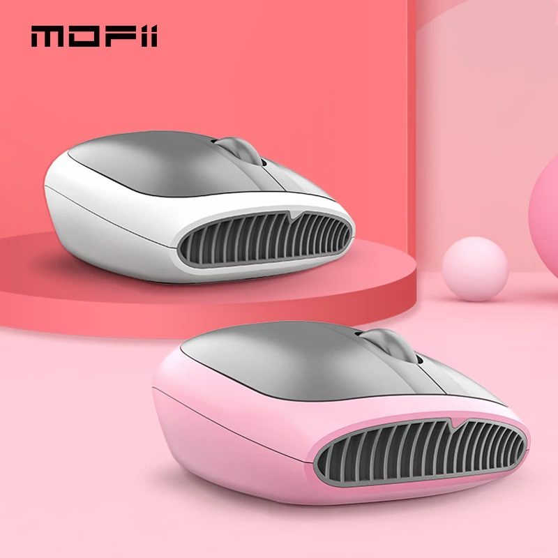 Беспроводная мышь Mofii 2 4G розовая с USB приемником портативная тонкая компьютерная