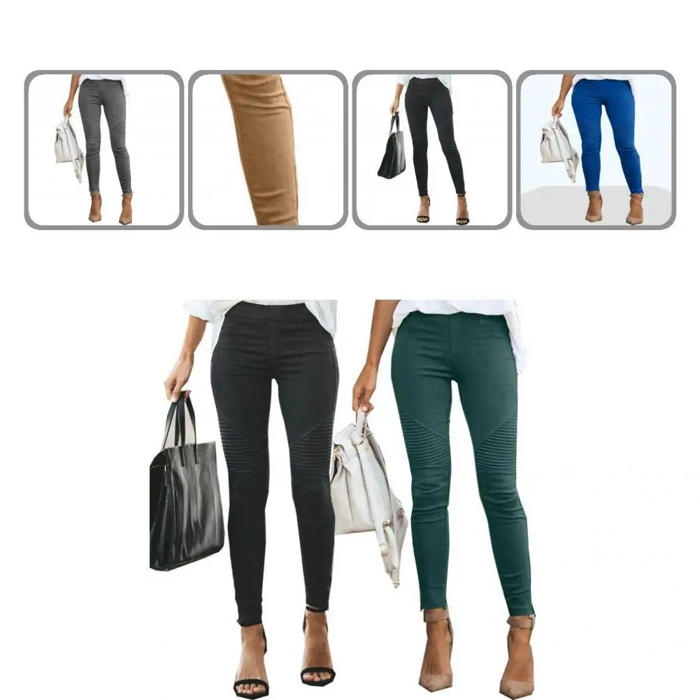 

Популярные простые женские брюки, удобные облегающие брюки с низкой талией и карманами