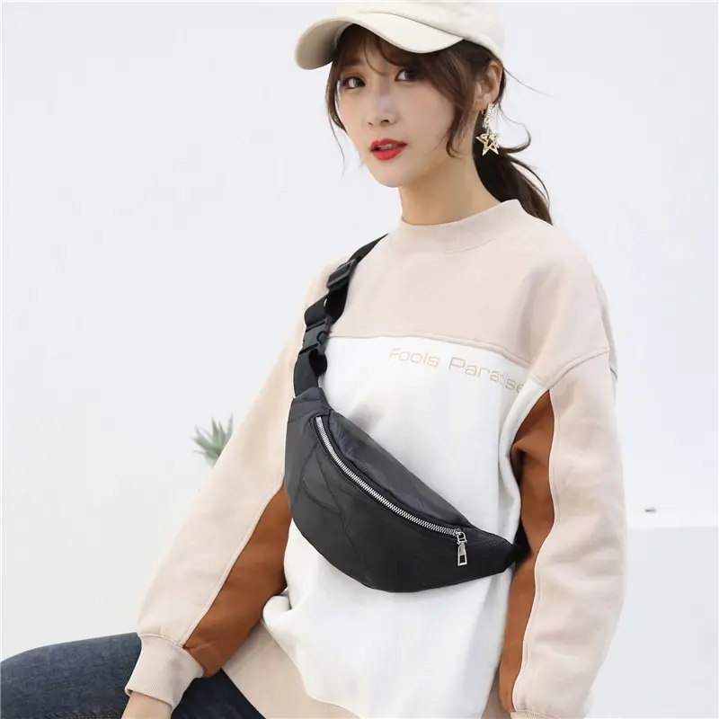 Голографическая Женская поясная сумка с голограммой из искусственной кожи