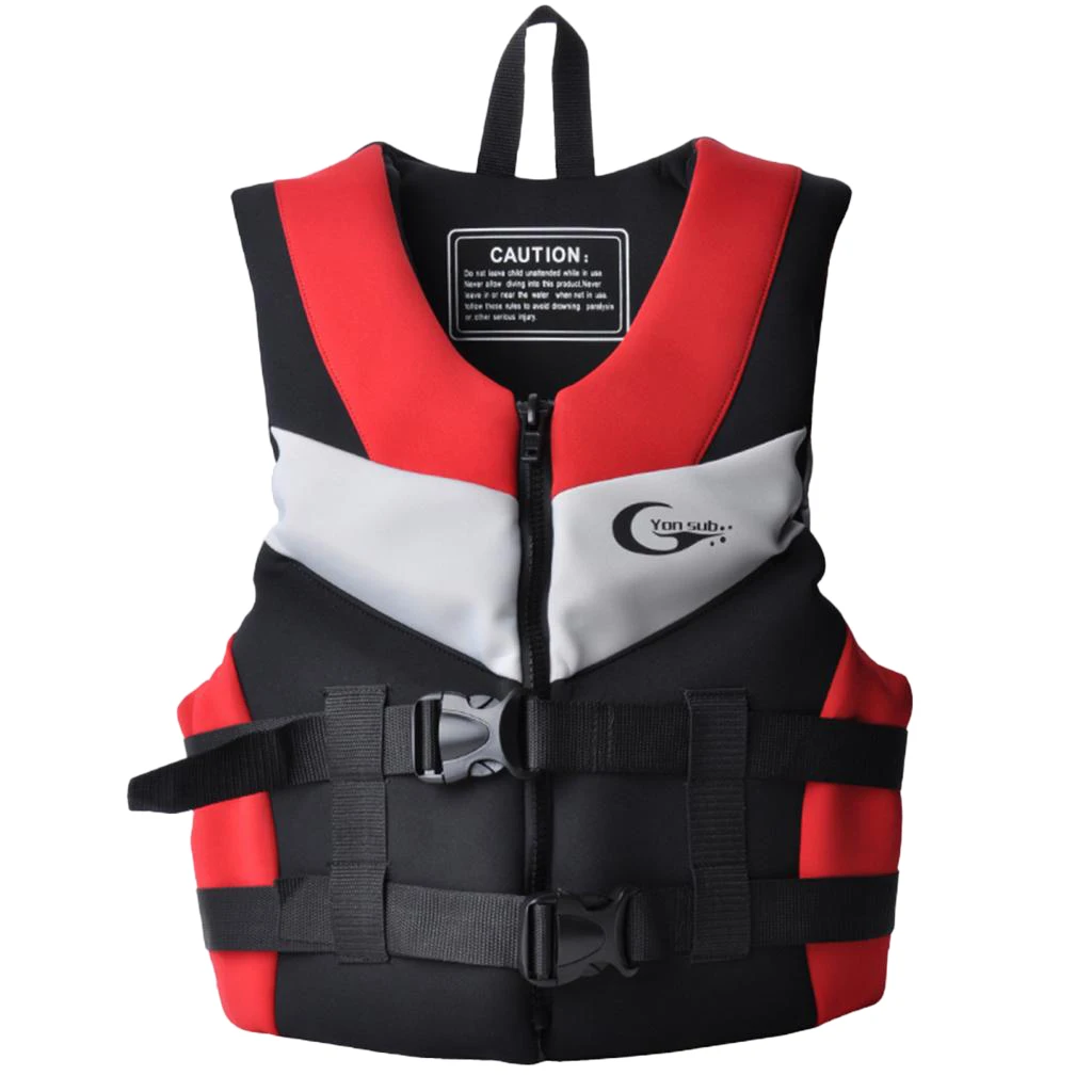 

Adults Kids Premium Neoprene Lifevest for Water Ski Wakeboard