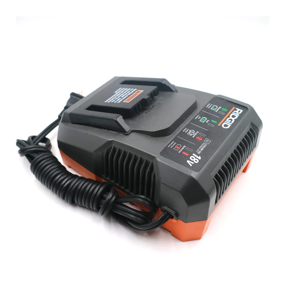 C& P для фирменного использования подлинный ridgid AEG CH03 18 в двойной химический умный аккумулятор зарядное устройство BL1218 L1830R R840083 литий-ионный аккумулятор зарядное устройство