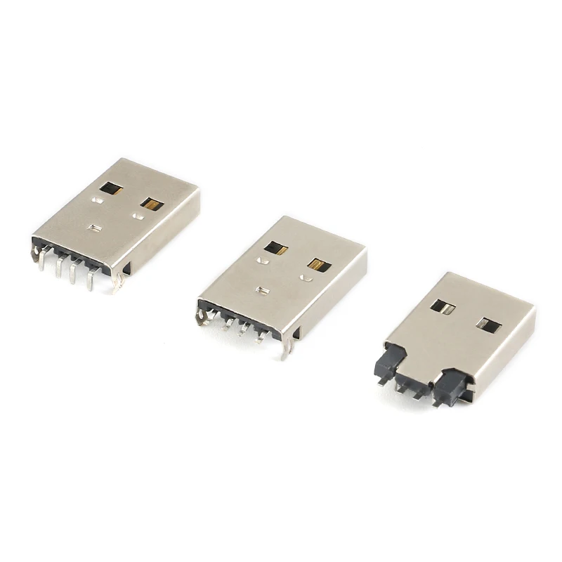 10 шт./лот USB 2 0 разъем типа A 4-контактный AM для пайки 5 SMT кабель | Обустройство дома