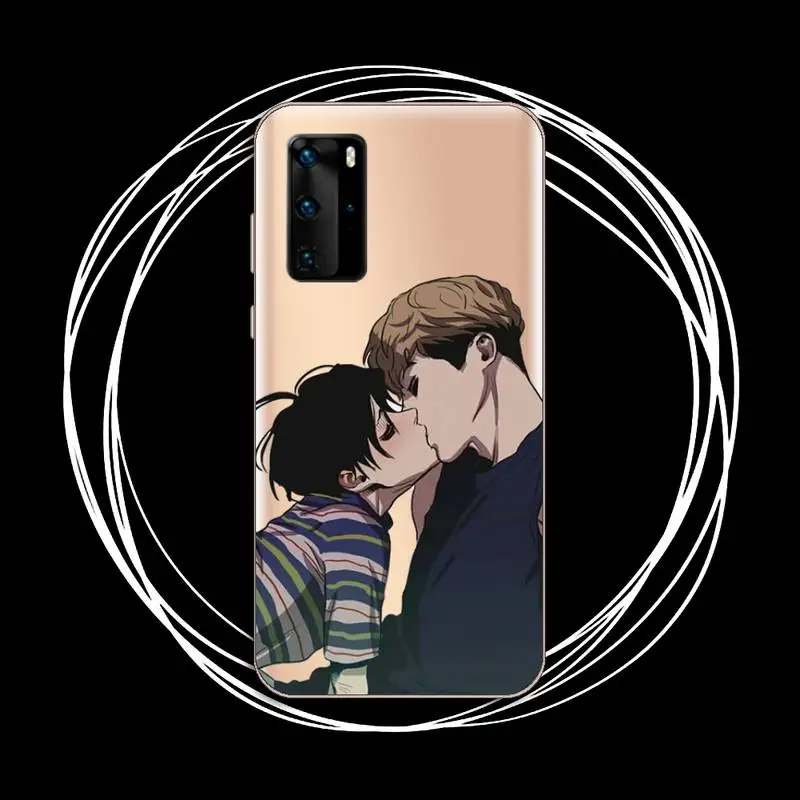 

Killing Stalking Anime Phone Case Transparent for Huawei P honor 8 10i 20 30 40 smart 2019