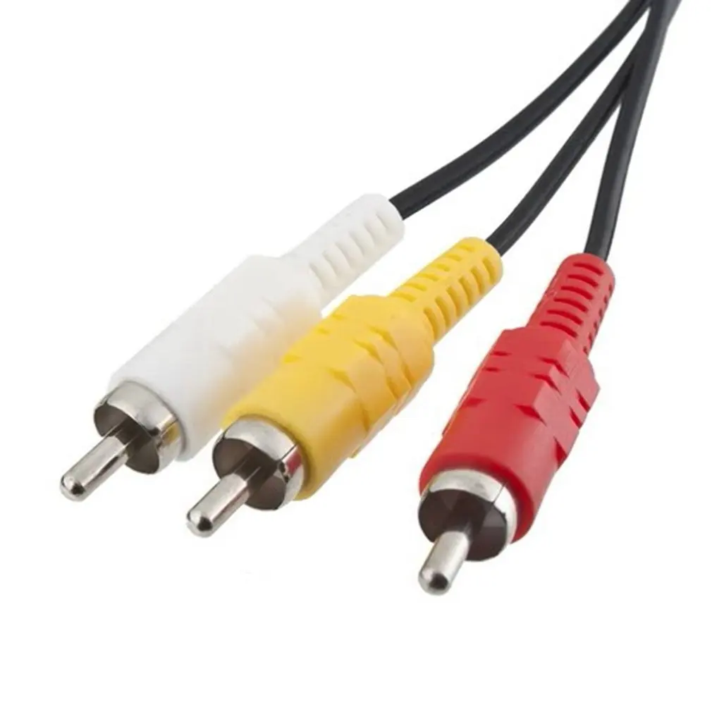 Композитный s-видео RCa aV 2в1 Аудио Видео шнур провод av-кабель для PS2 PS3 Playstation 2 3