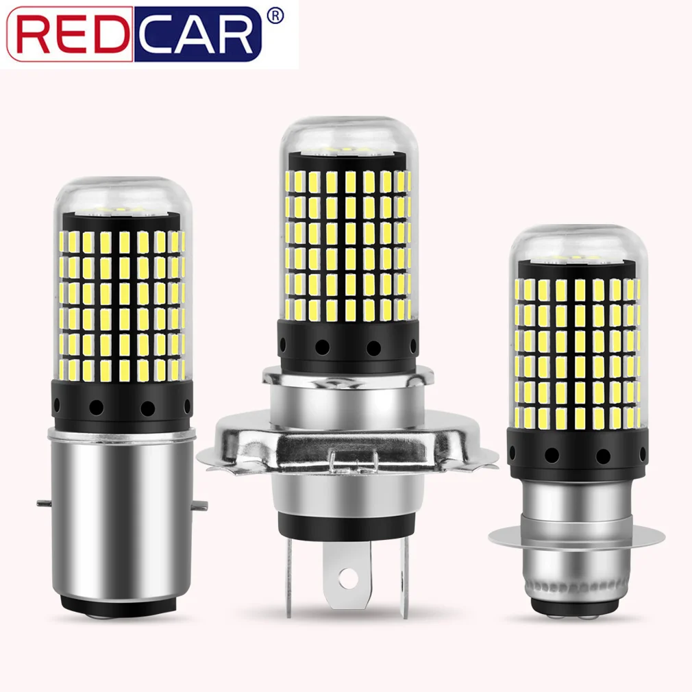 1 шт. 10000Lm мотоциклетная фара H4 LED BA20D H6 P15D светодиодный ная лампа 10 Вт 144SMD 3014