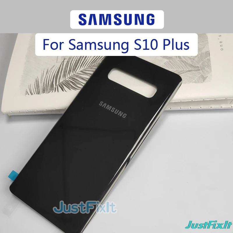 For SAMSUNG Galaxy S10+ S10 plus Back Battery Cover Door Rear Glass Housing Case Replace | Мобильные телефоны и
