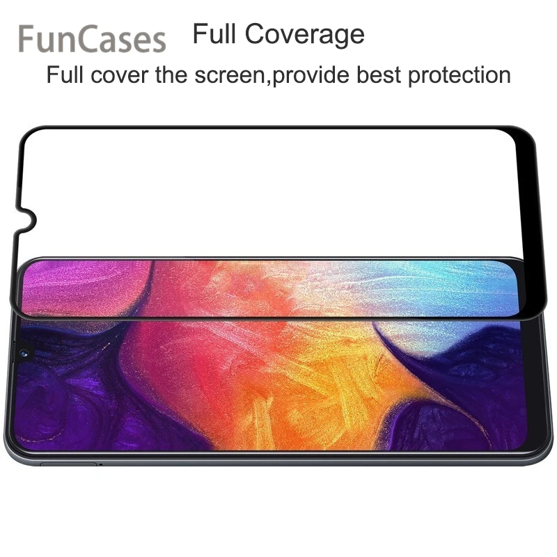 9D изогнутое закаленное стекло для samsung Galaxy A10 A20 A30 Защита экрана для samsung A40 A50 A60 A70 A80 A90 Sklo