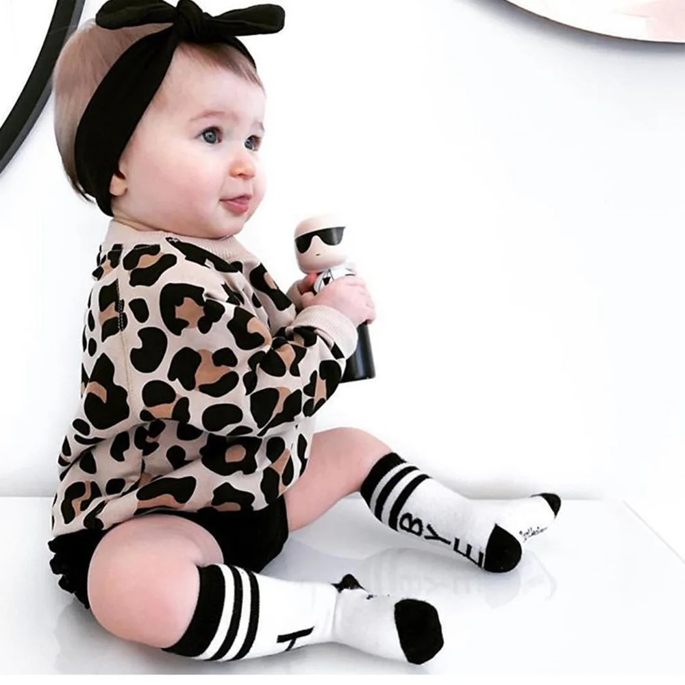 Новая Осенняя детская толстовка теплая одежда леопардовая майка с длинными