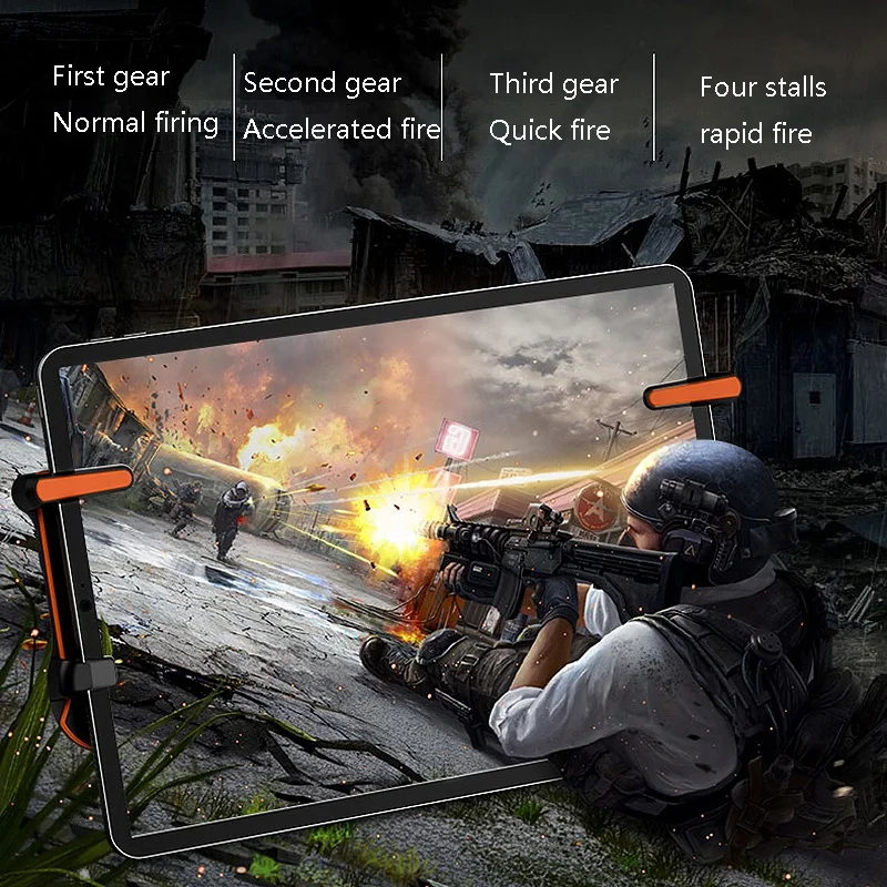 for pubg ipad trigger controller capacitance l1r1 fire aim button gamepad joystick for ipad tablet phone fps game accessories free global shipping