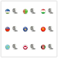 national flag uzbekistanturkmenistantajikistanliechtensteinkosovokyrgyzstankazakhstangreenlandafghanistan cufflinks