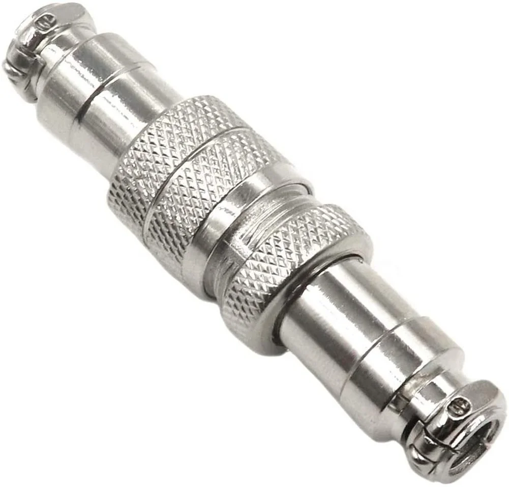 

4 Pairs 4 Pin Aviation Connector, 16mm GX16-4 5A 125V Waterproof Female/Male Wire Panel Power Chassis Metal Fittings Connector
